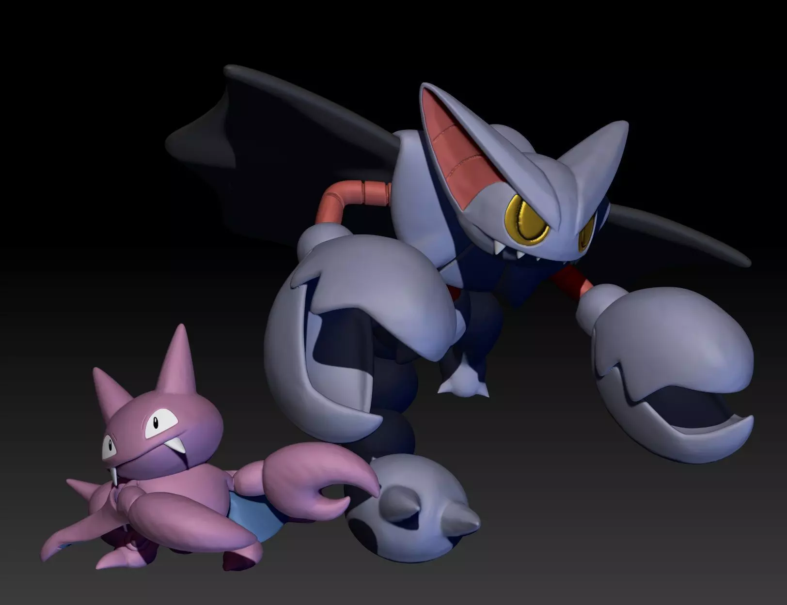 Pokemon Gligar Gliscor 3D print model_0