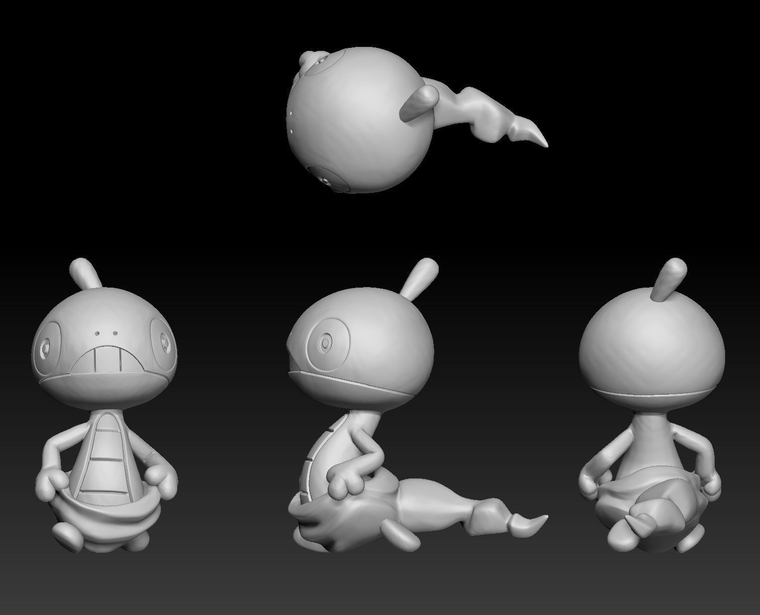 Pokemon Scraggy Scrafty 3D print model_1