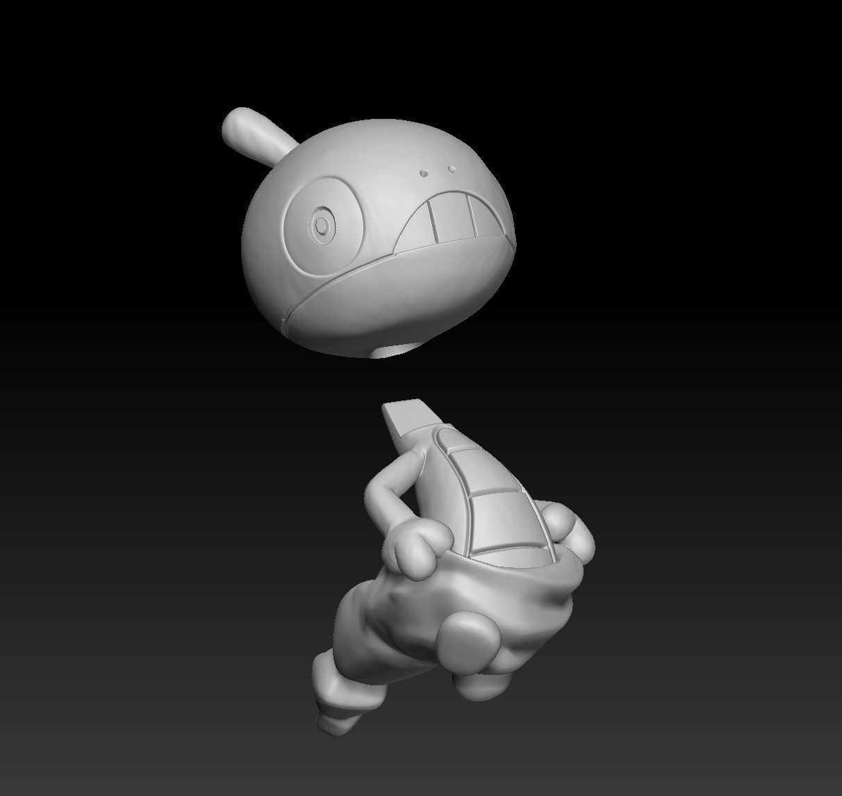 Pokemon Scraggy Scrafty 3D print model_3