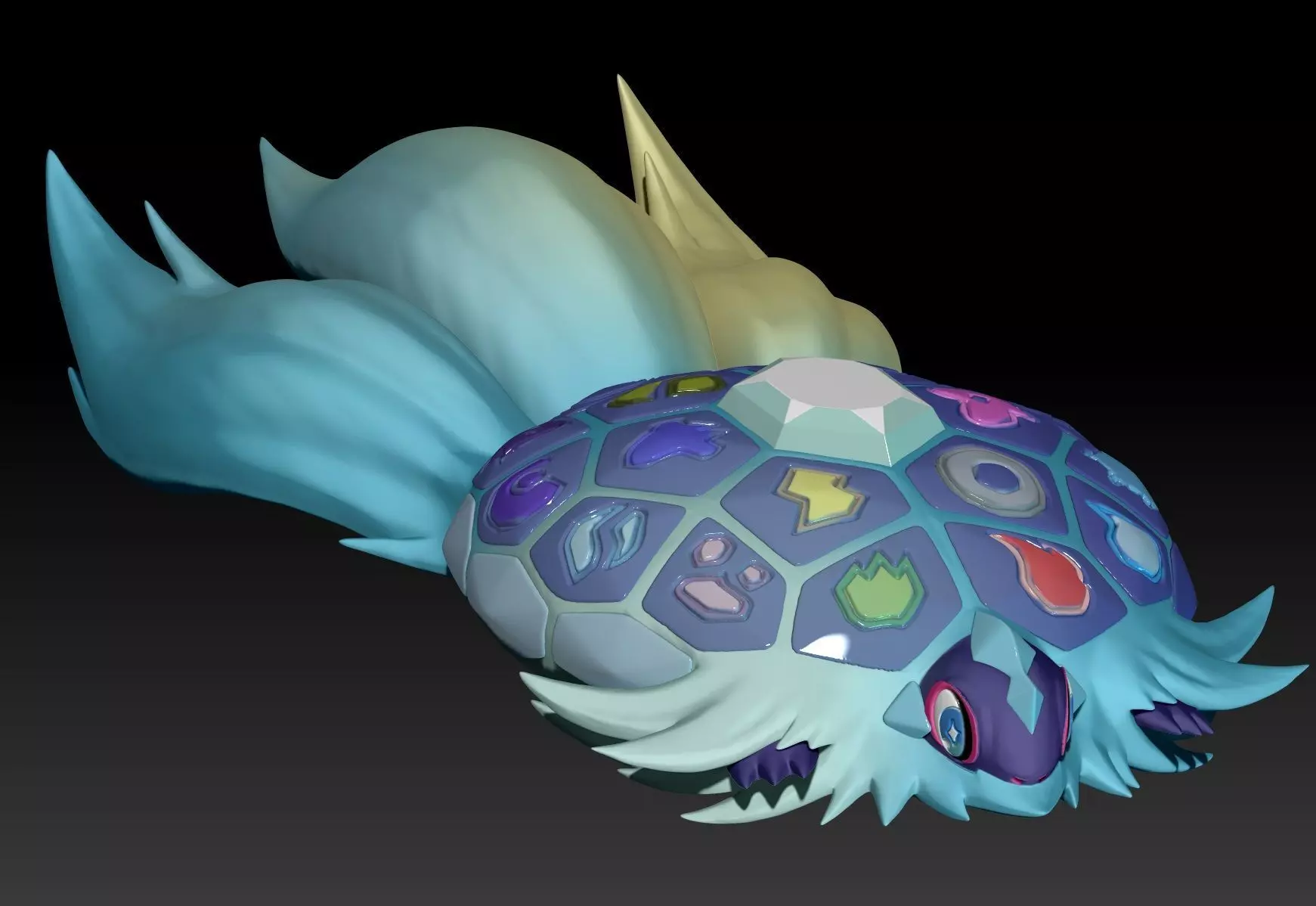 Pokemon Terapagos Terastal Form 3D print model_0