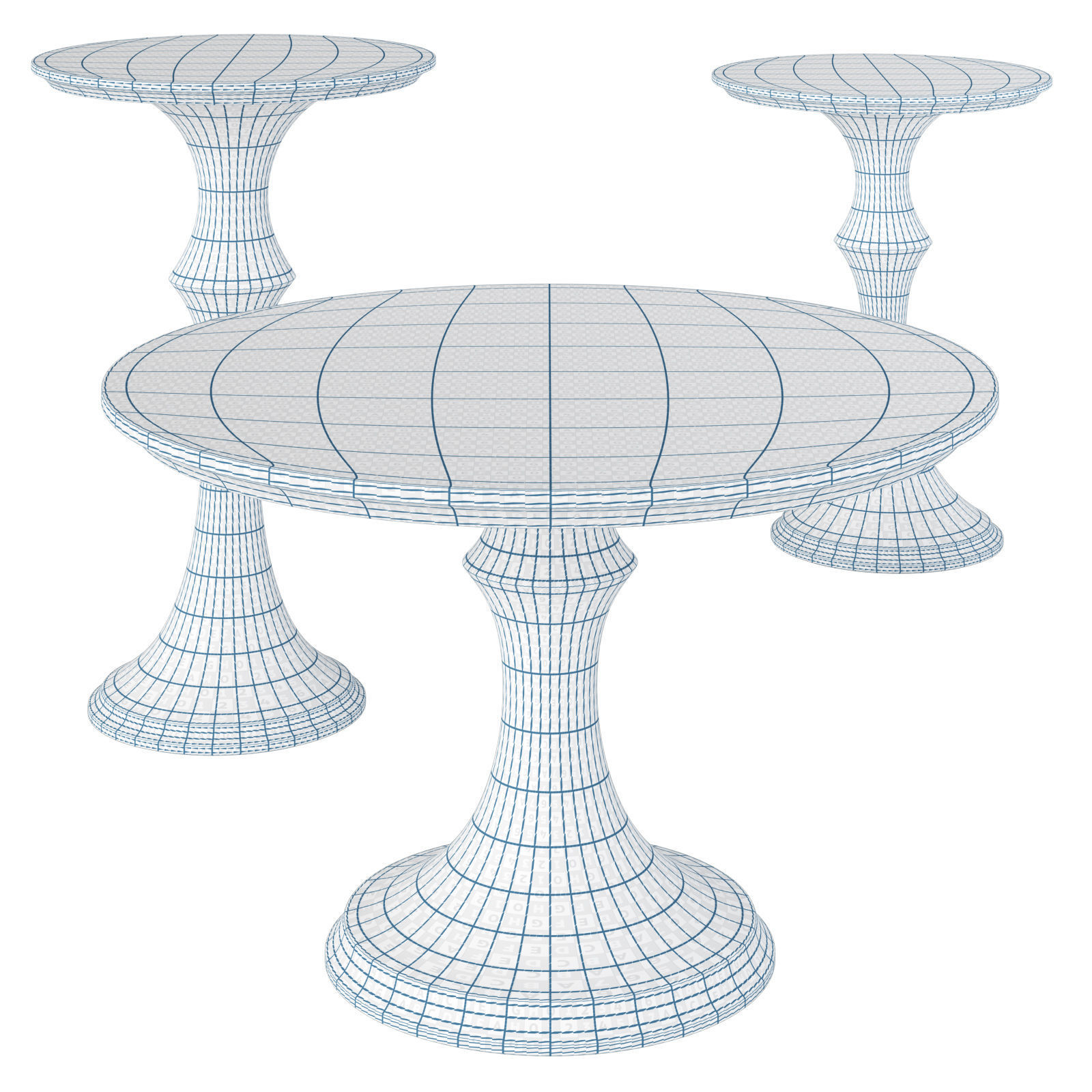Outdoor tables Spruce from Palecek 3D model_5
