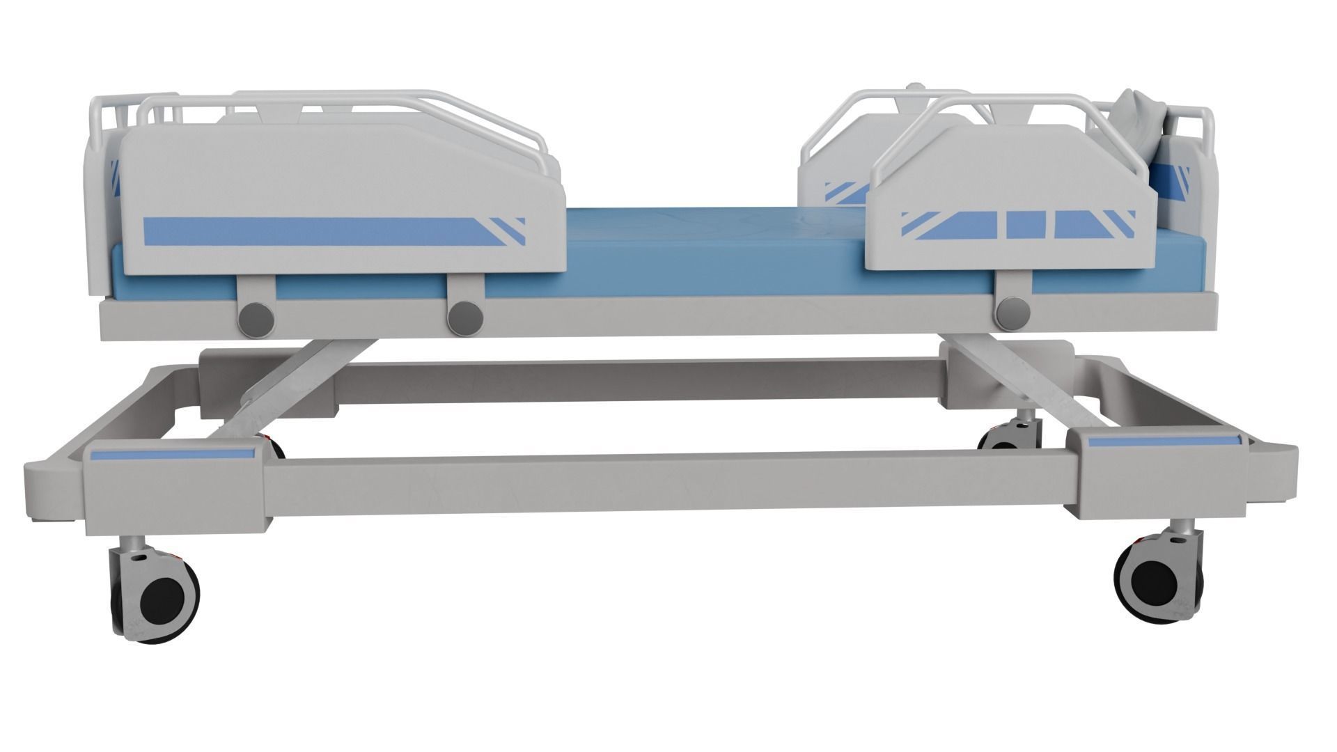 Hospital Bed 3D model_1