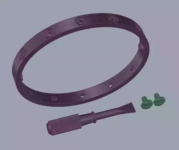 3d clamp model 3D print model