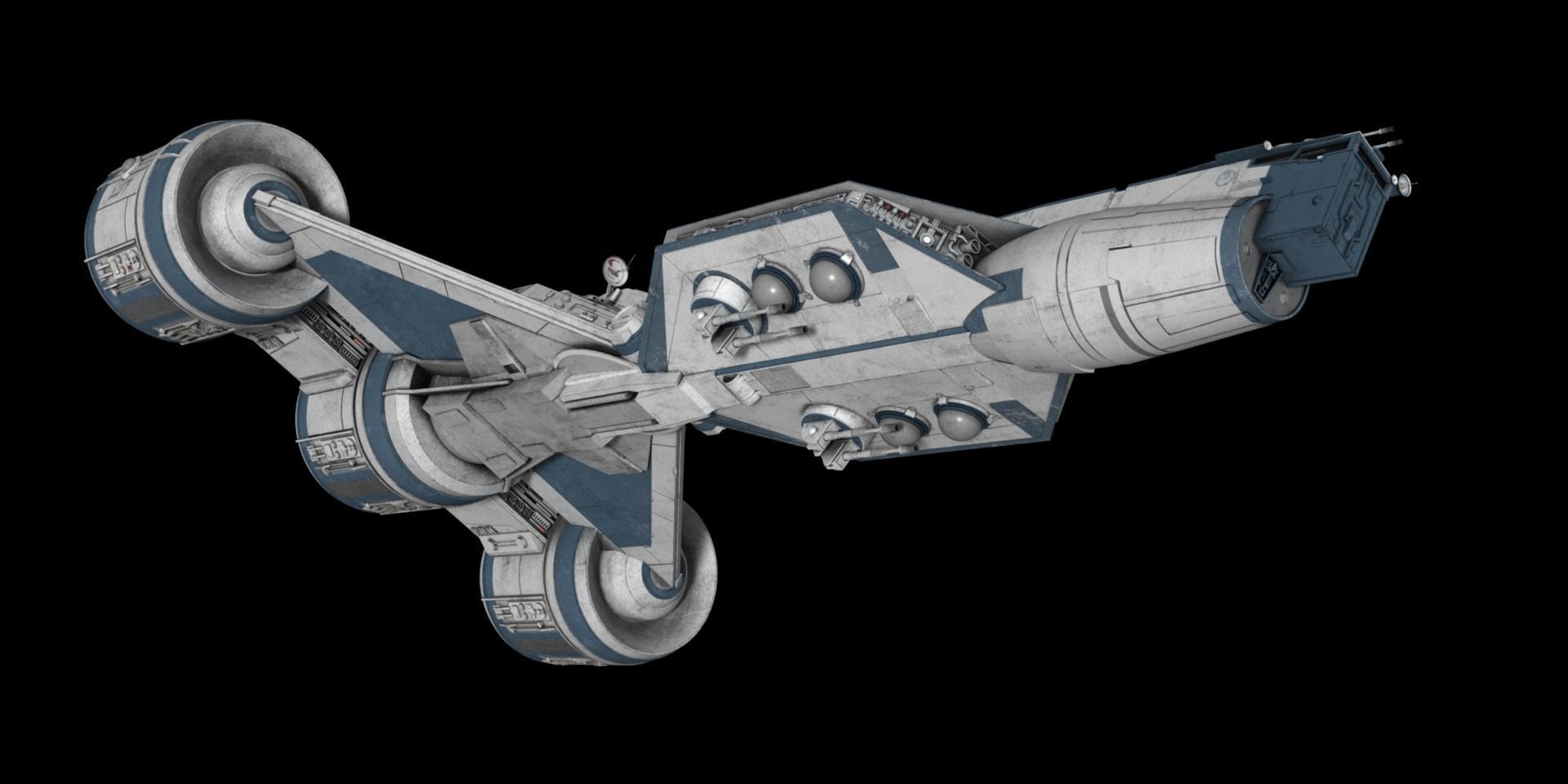 Star Wars Consular Class Cruiser - C70 Charger 3D model_12