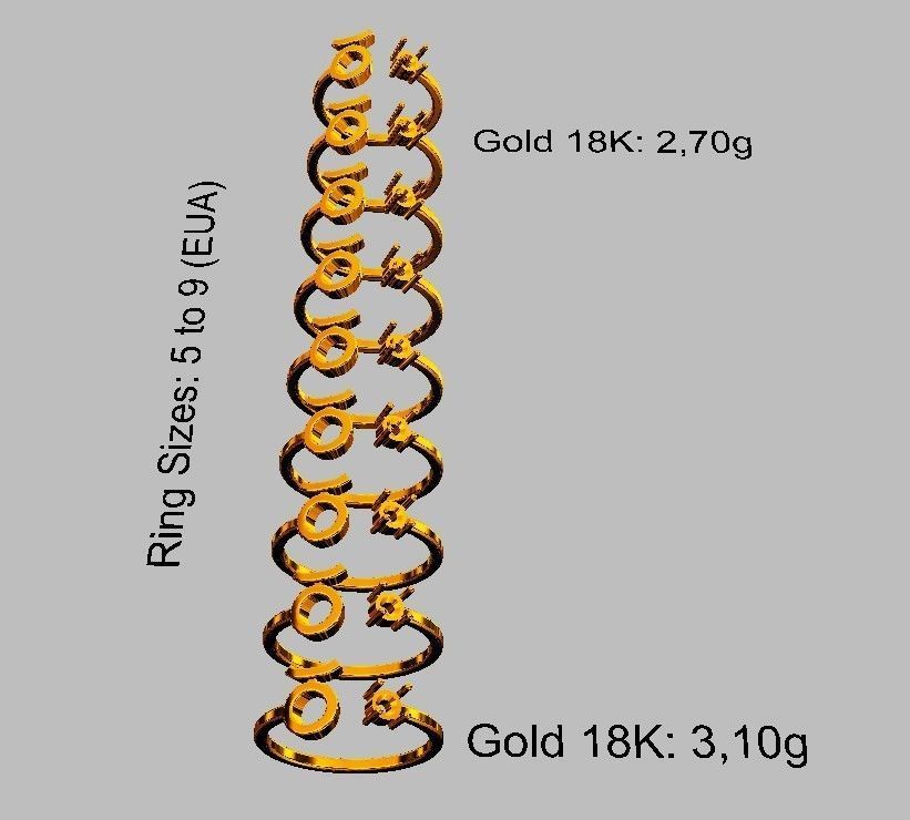 12 Zodiac Rings 3D Model Collection_20