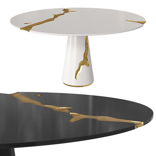 Boca Do Lobo dining table Lapiaz 3D model