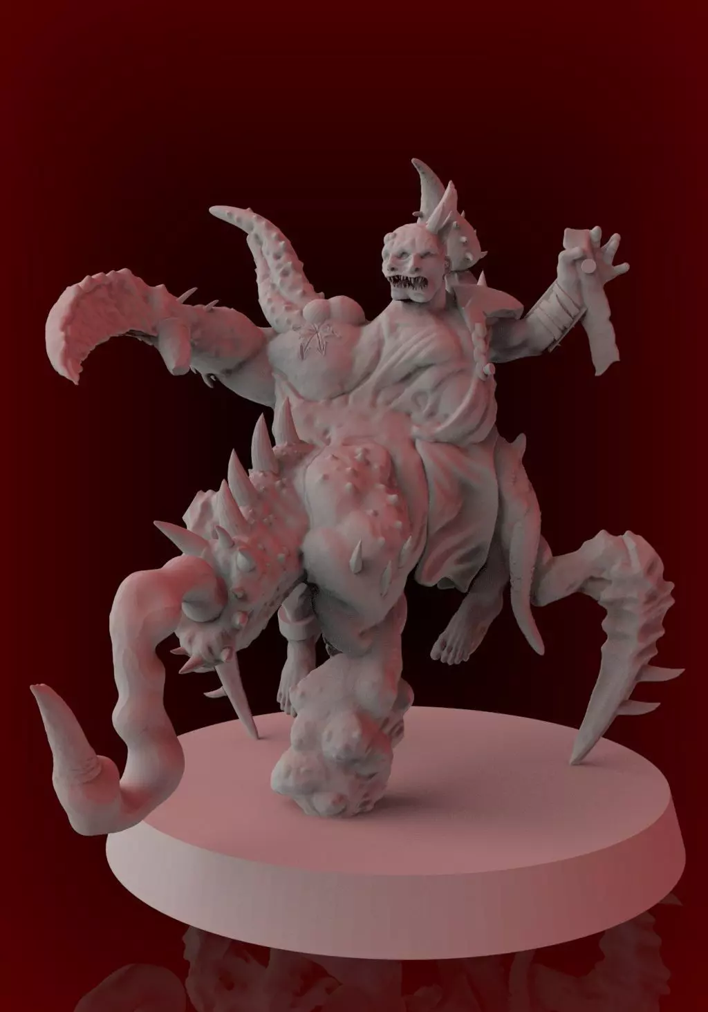 Accursed Mutant Of Space pack x2 miniatures 3D print model p4 3D print model