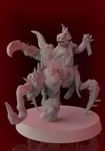 Accursed Mutant Of Space pack x2 miniatures 3D print model p4