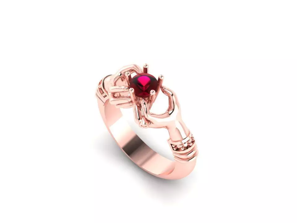 HAND RING 3D print model