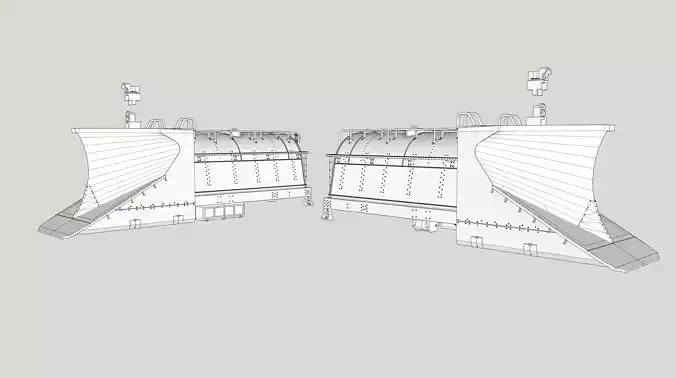 Snow Plow HO 1-87 CRIP CNW