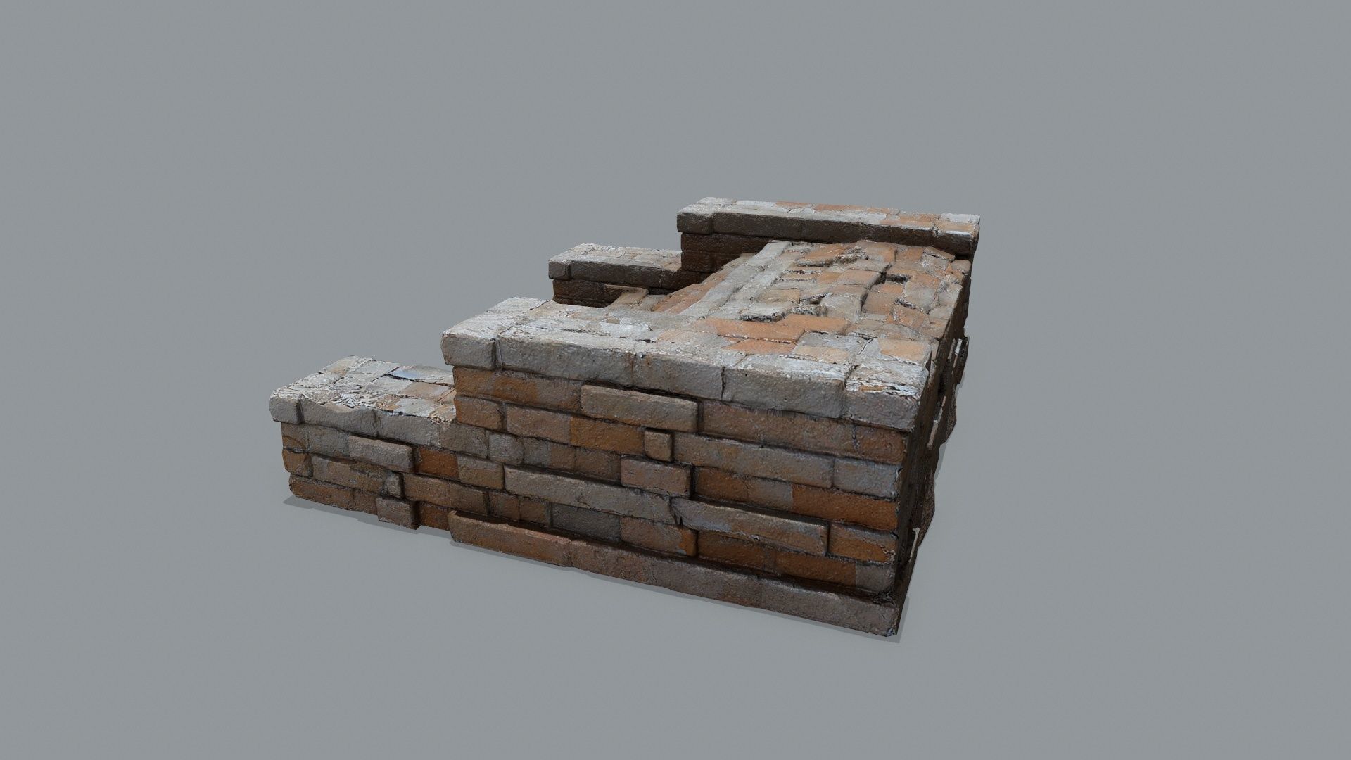 stairs Low-poly 3D model_5