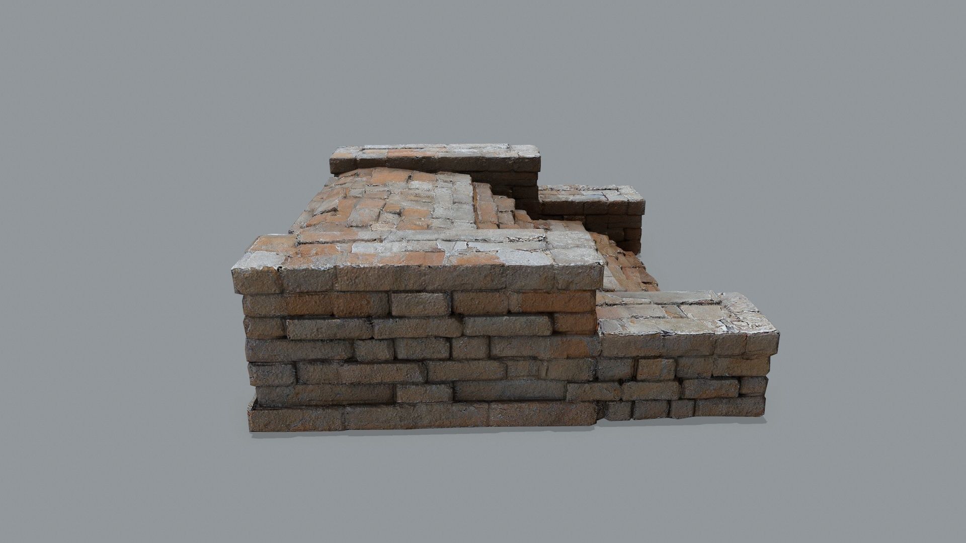 stairs Low-poly 3D model_2