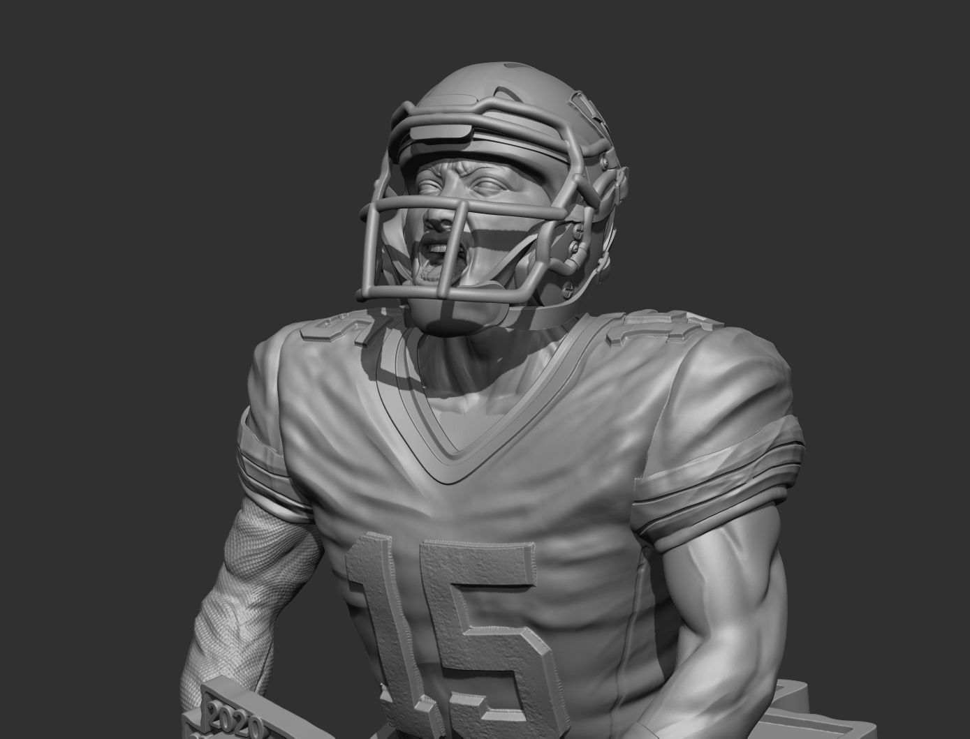 3 Time Super Bowl Champion Patrick Mahomes PART II 3D print model_2