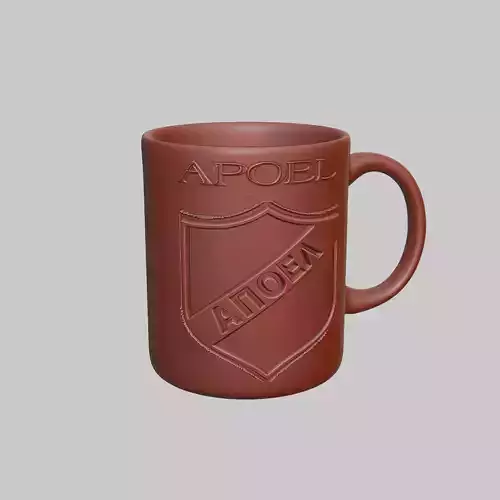 APOEL Football Coffee Mug Tumbler Cup 3D print model