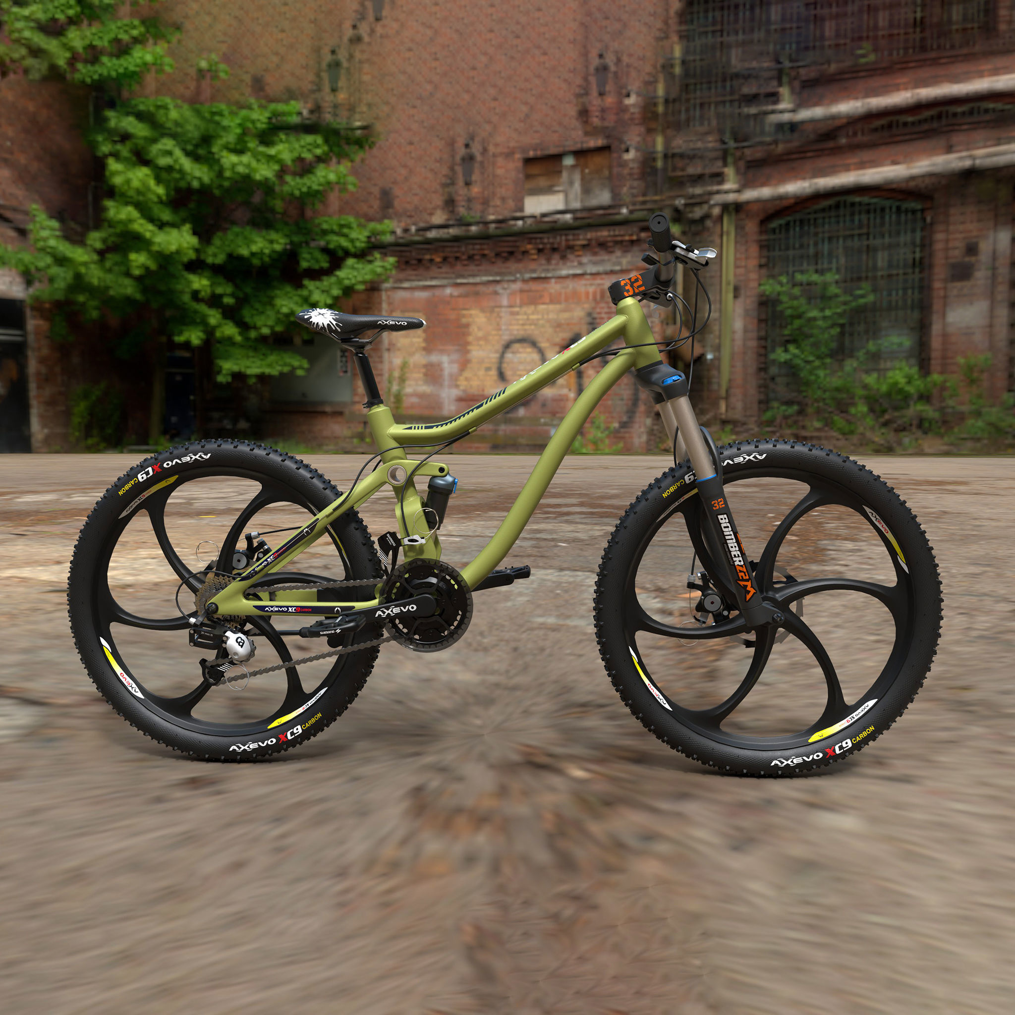 Mountain Bike Or Gear bicycle 3D model