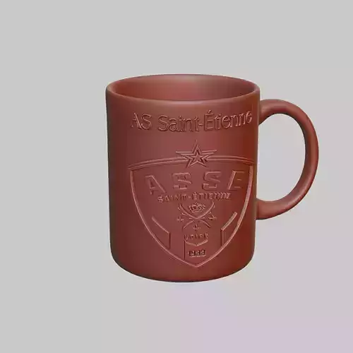 AS Saint-Etienne Football Coffee Mug Tumbler Cup 3D print model