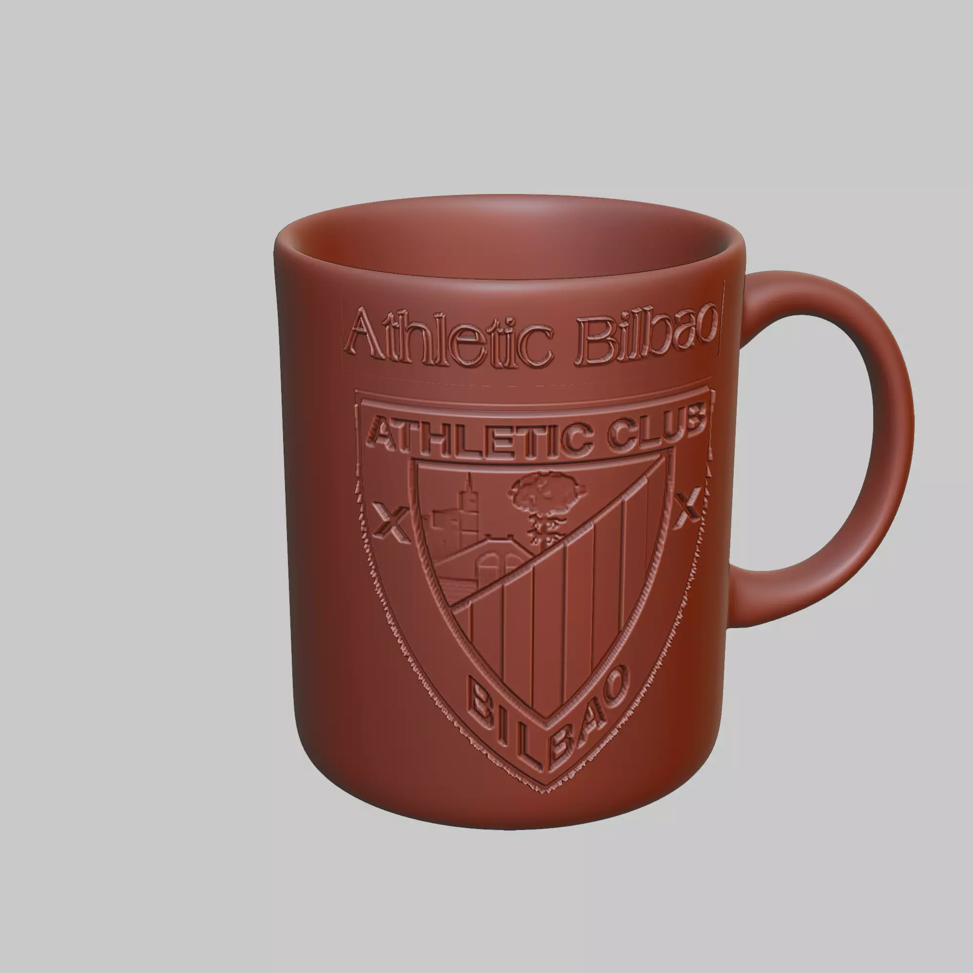 Athletic Bilbao Football Coffee Mug Tumbler Cup 3D print model