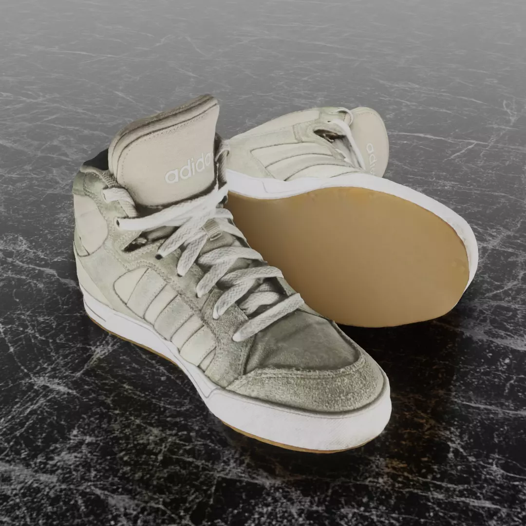 ADIDAS RALEIGH MID 3D SHOES Low-poly 3D model