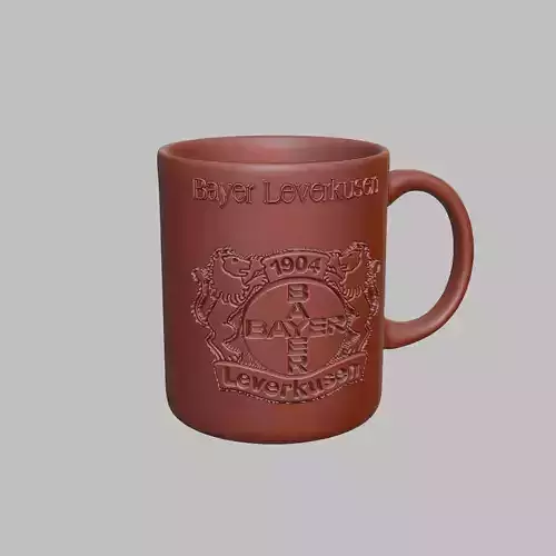 Bayer Leverkusen Football Coffee Mug Tumbler Cup 3D print model