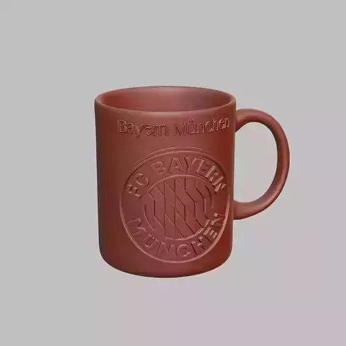 Bayern Munchen Football Coffee Mug Tumbler Cup 3D print model