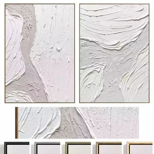 Plaster Two Photo Frame 509