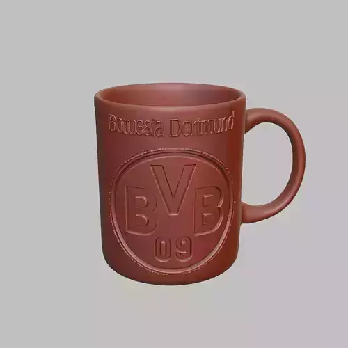 Borussia Dortmund Football Cup Coffee Mug Tumbler Cup 3D print model