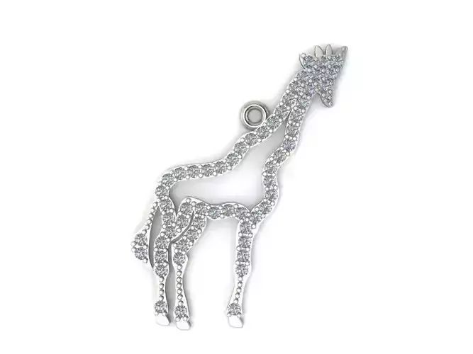 giraffe pendant