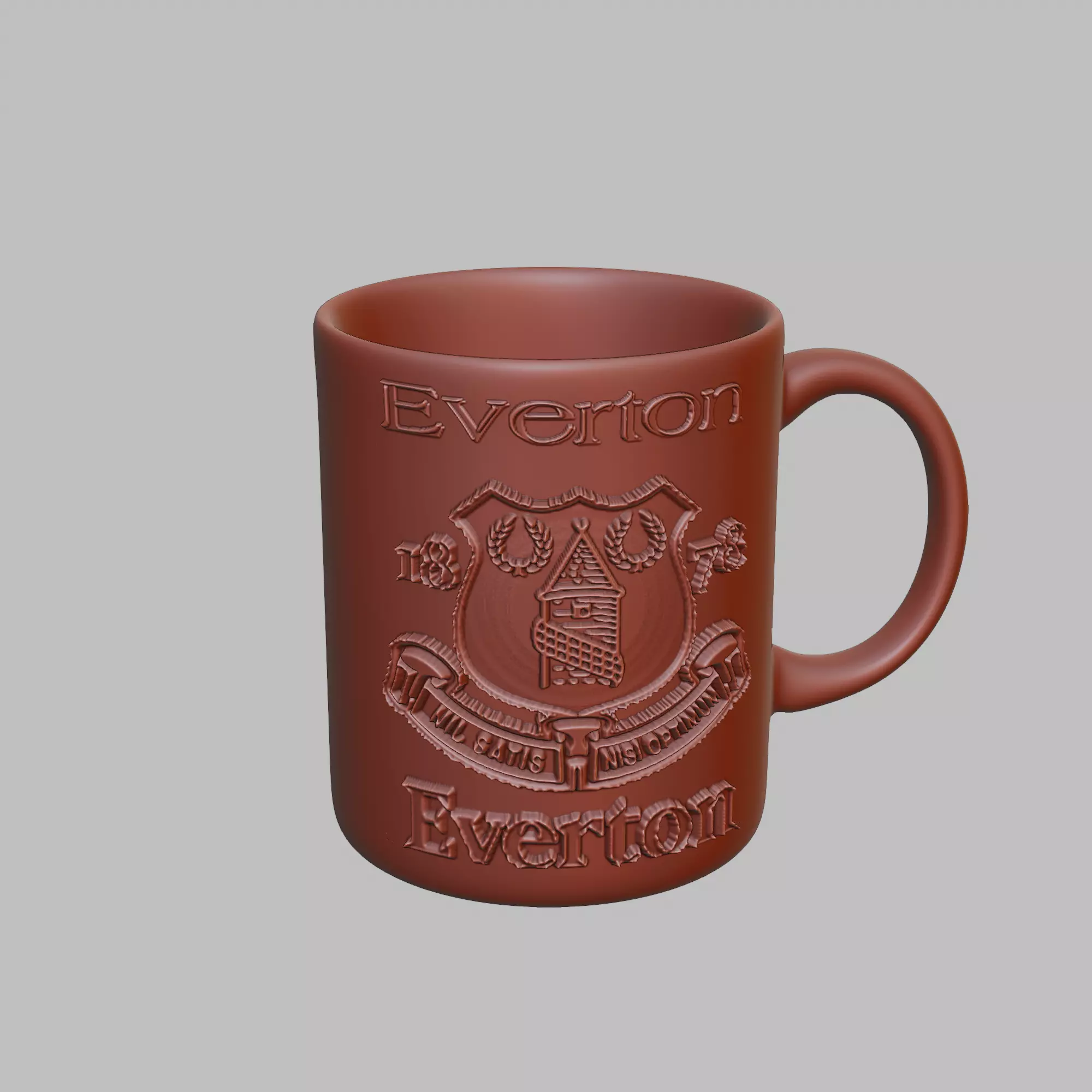 Everton Football Cup Coffee Mug Tumbler Cup 3D print model