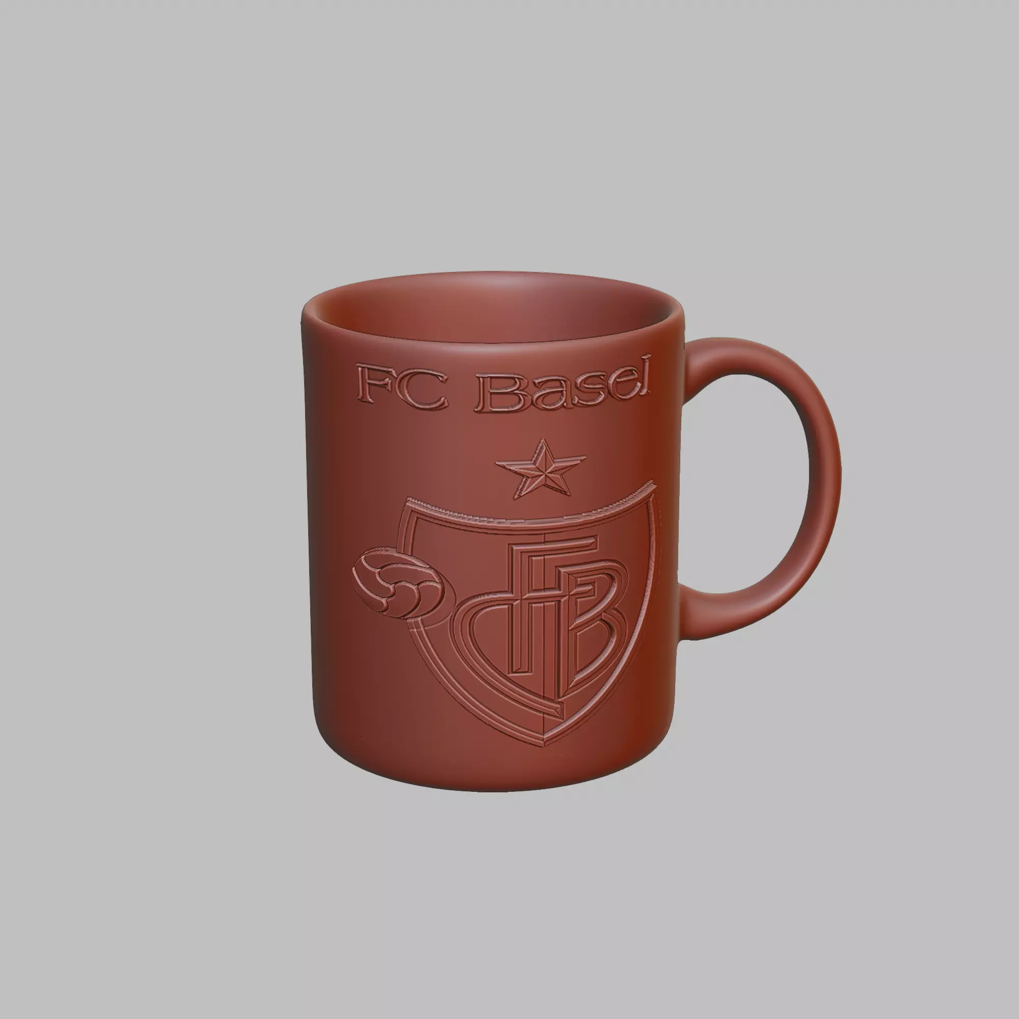 FC Basel Football Cup Coffee Mug Tumbler Cup 3D print model
