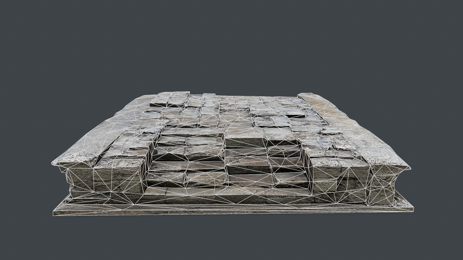 temple Low-poly 3D model_10