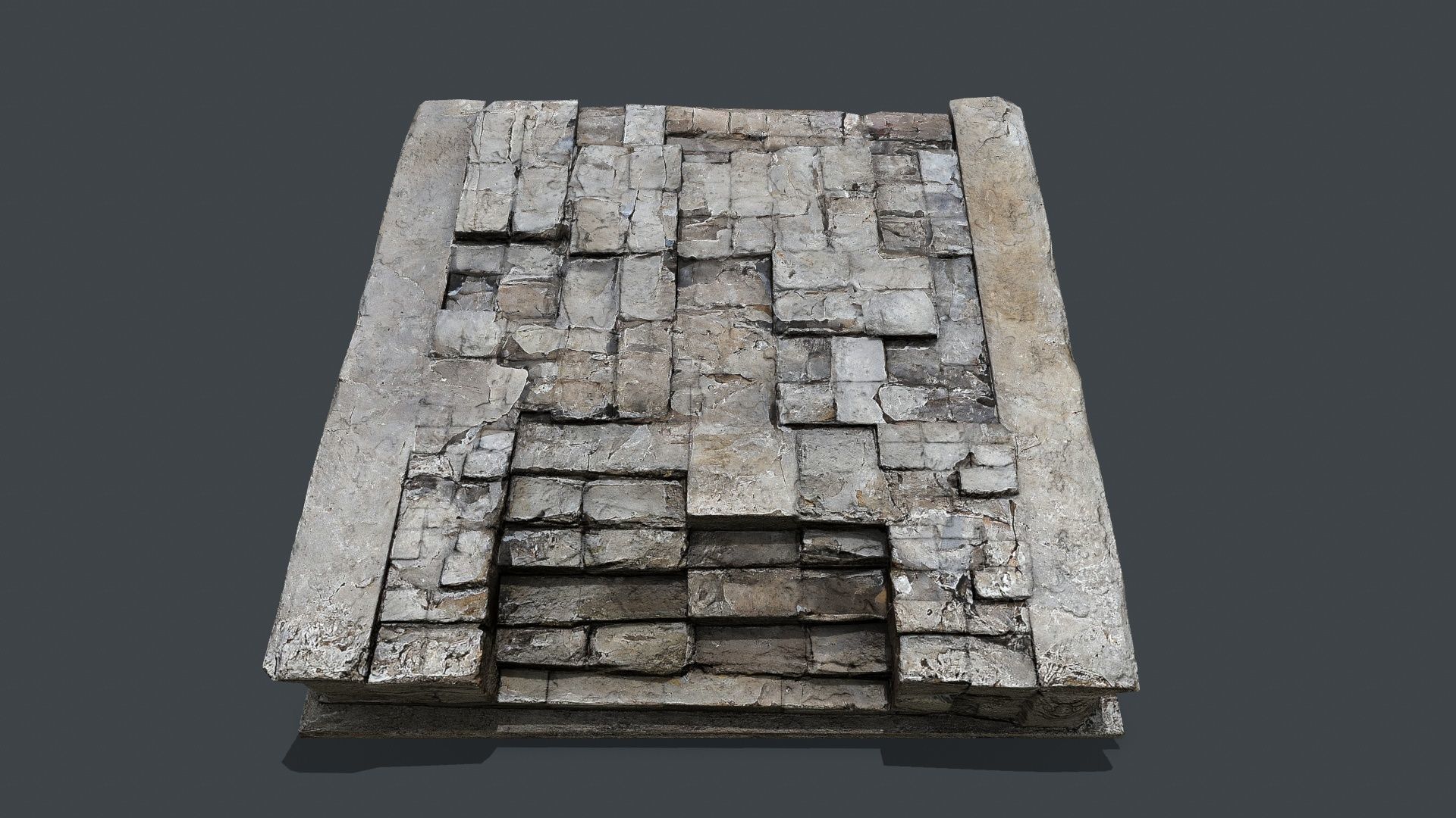 temple Low-poly 3D model_9