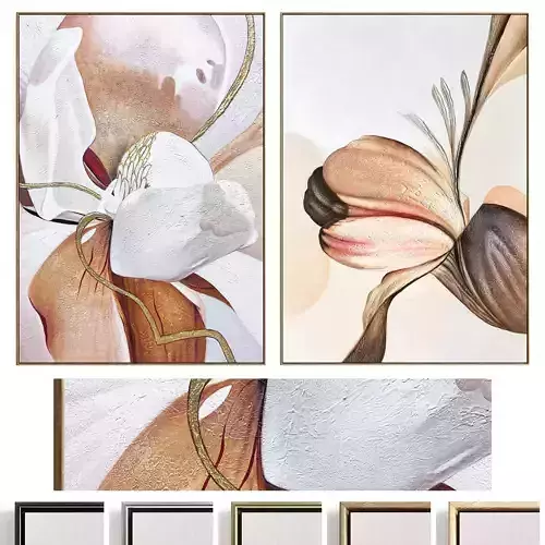 Plaster Two Photo Frame 511