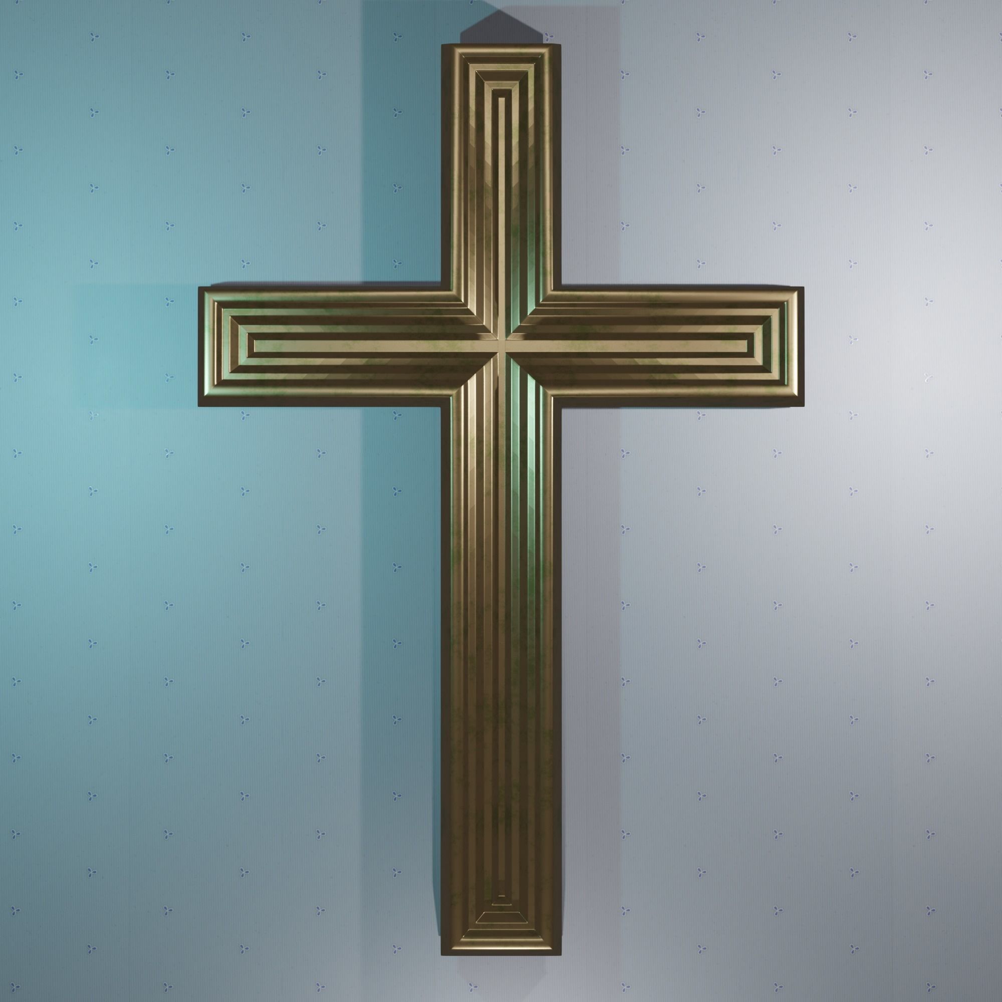 3D Model STL file for CNC router Wall CROSS 5 pieces free 3D model 3D ...