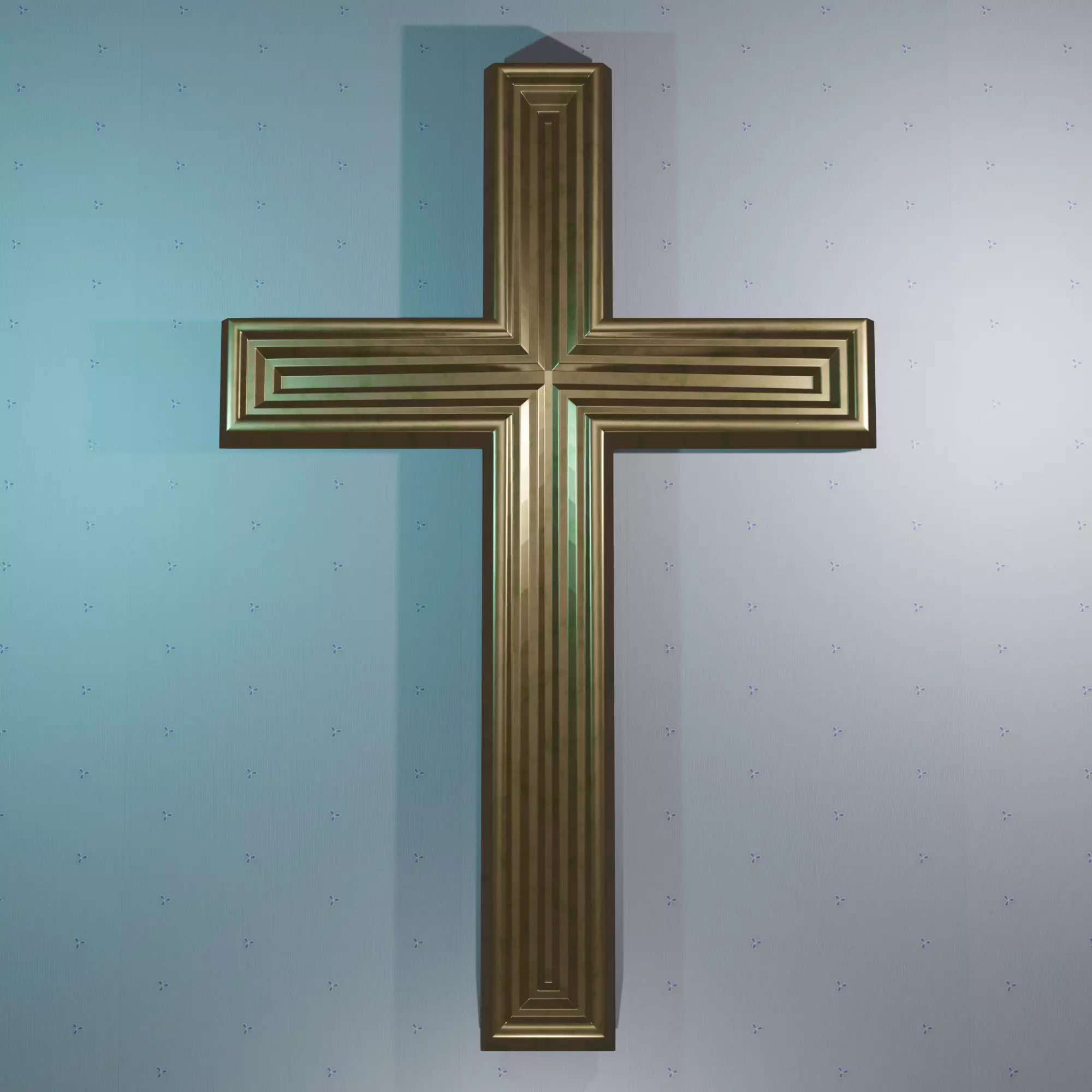 3D Model STL file for CNC router Wall CROSS 5 pieces Free 3D print model
