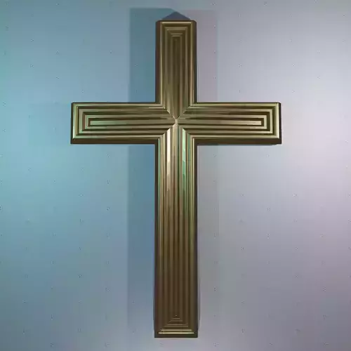 3D Model STL file for CNC router Wall CROSS 5 pieces