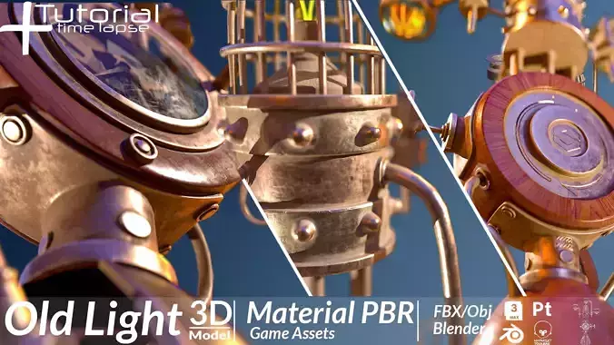 Lamp-watch Model 3D Model