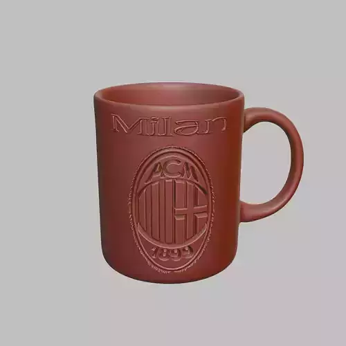 Milan Football Cup Coffee Mug Tumbler Cup 3D print model