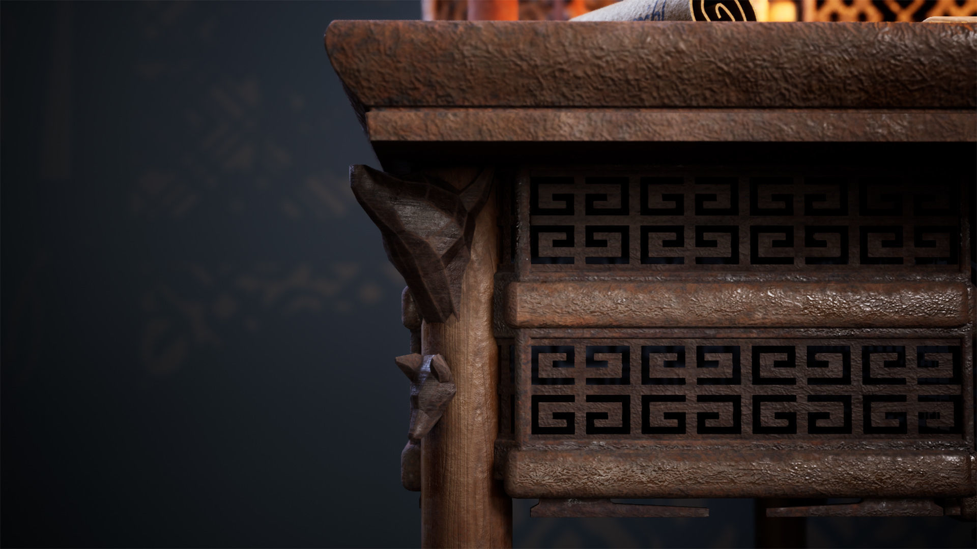 Chinese Study 33 Assets Low-poly 3D model_4