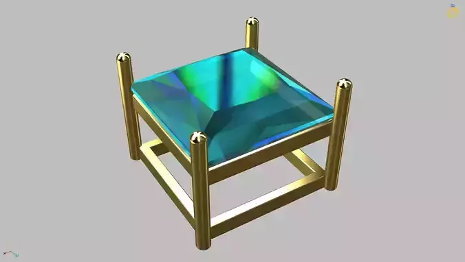 Princess Gemstone Box 6 mm