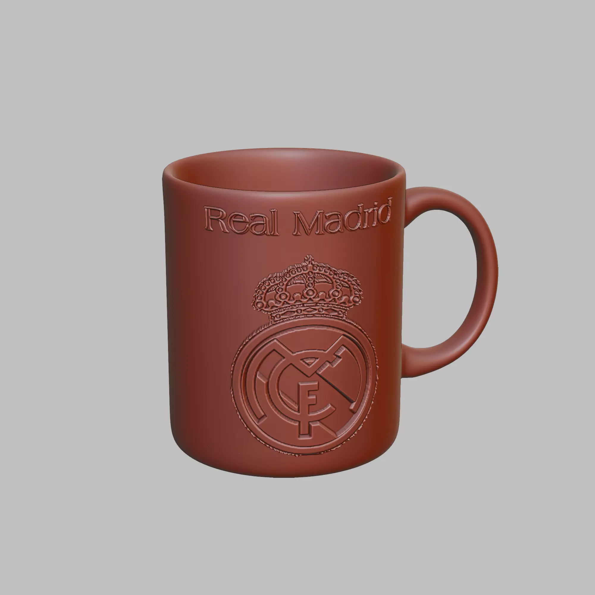 Real Madrid Football Cup Coffee Mug Tumbler Cup 3D print model