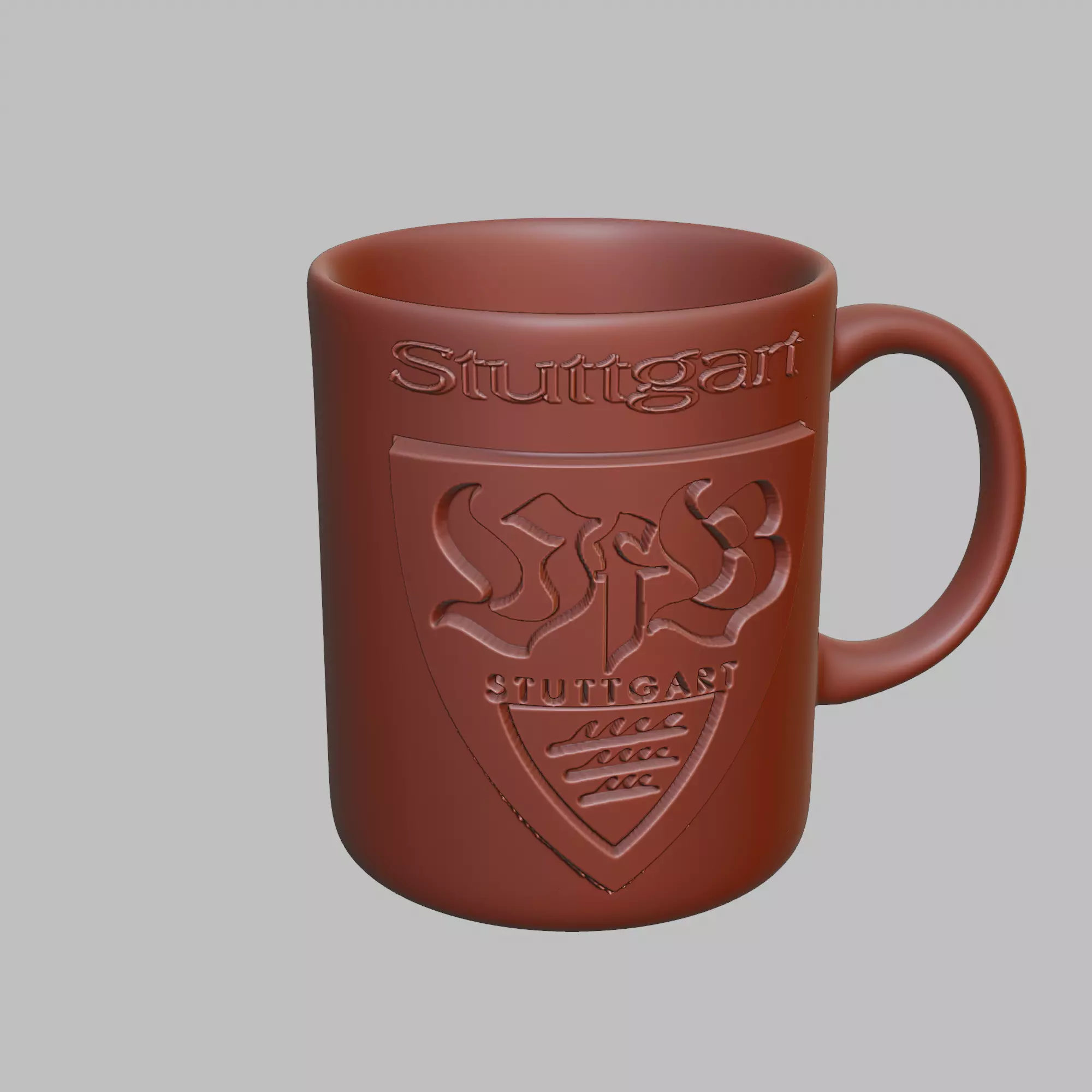 Stuttgart Football Cup Coffee Mug Tumbler Cup 3D print model
