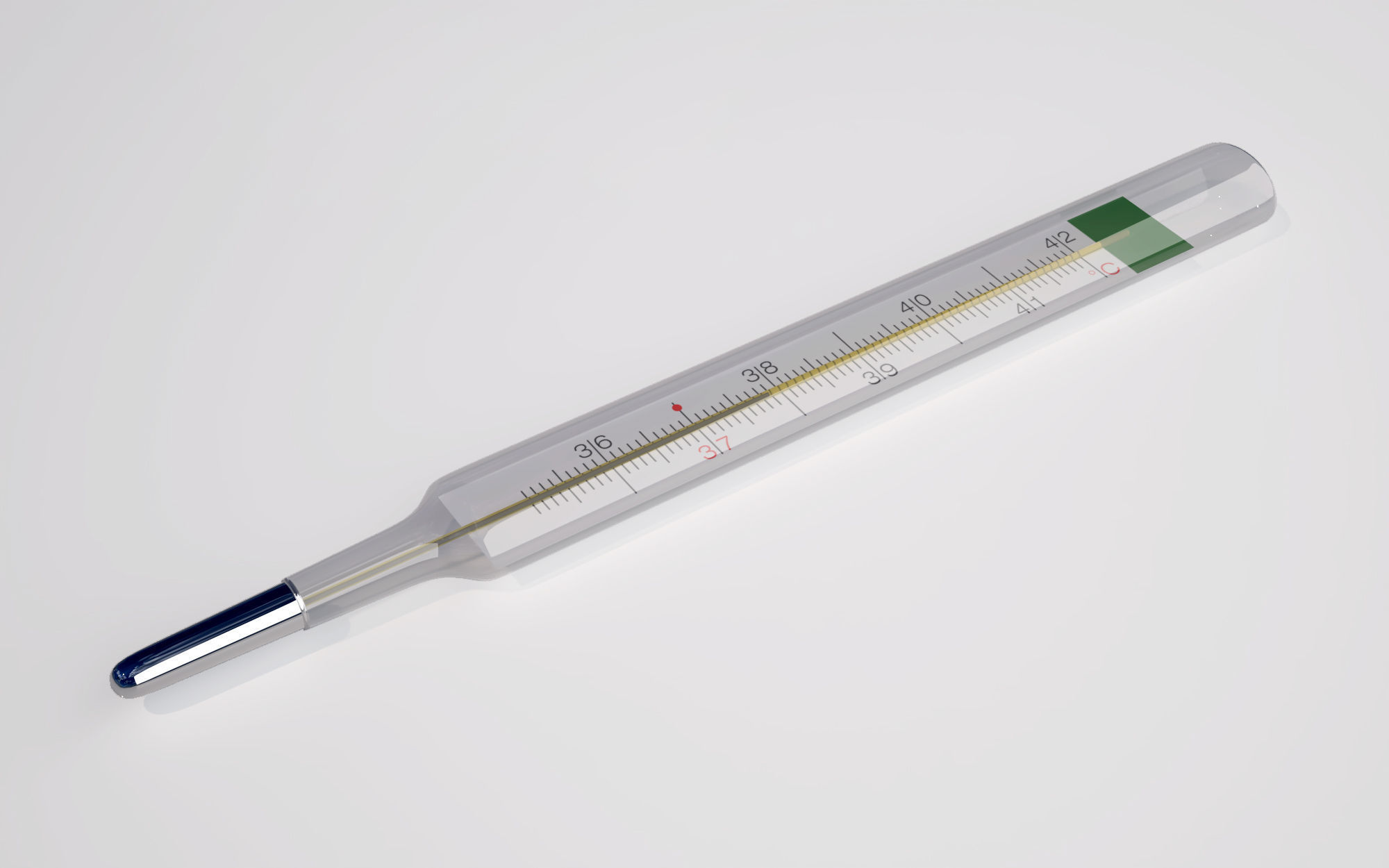 Thermometer 3D model_2