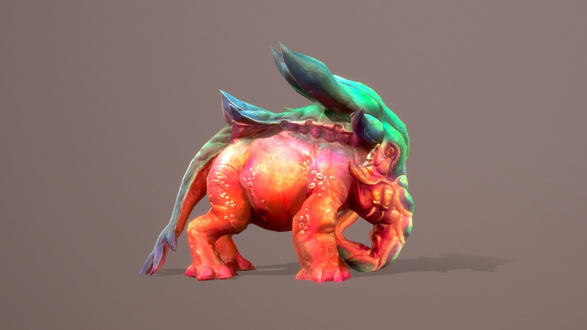 Moppy 3D Animations Low-poly 3D model_5