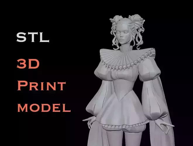 Doll 3D Print model STL 3D print model