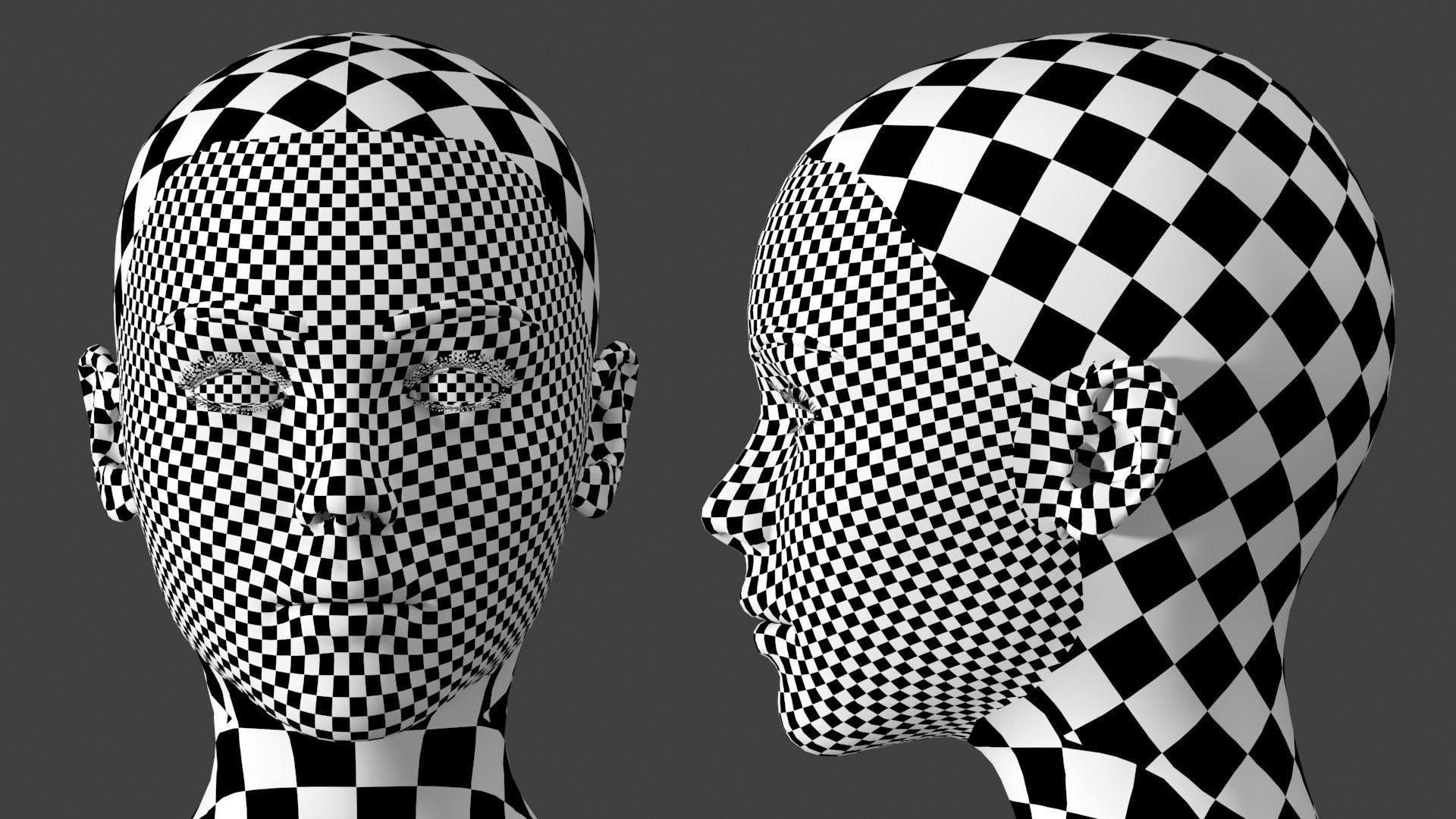 Stylized Female 01 A-Pose Base Mesh 3D model_26