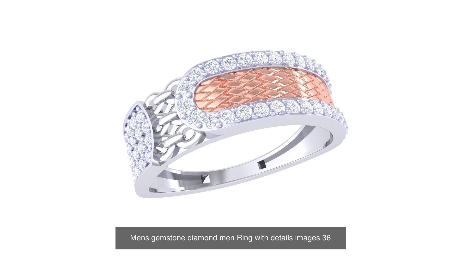 Mens gems diamond Rings bulk pack bundle collection _21