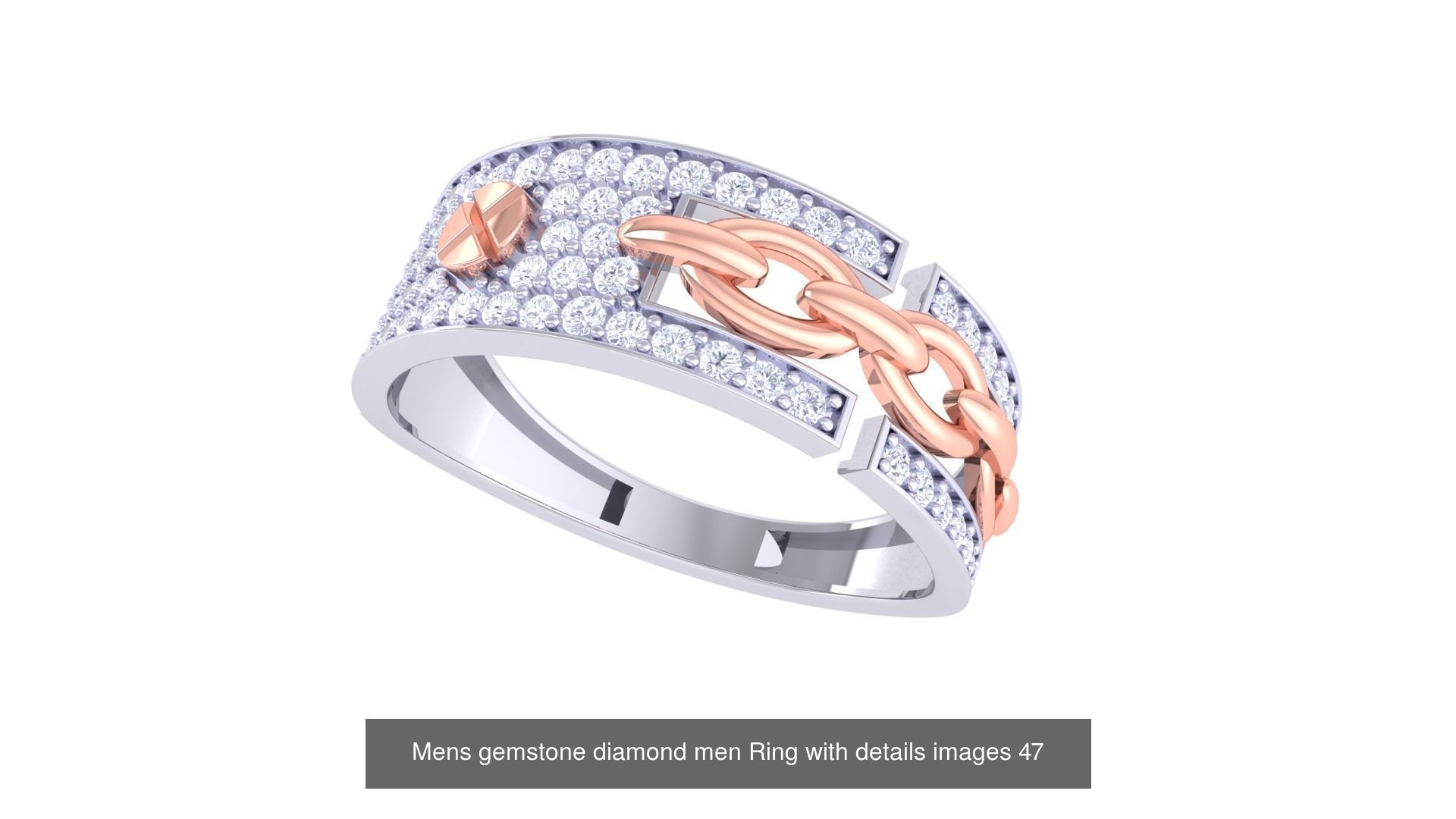 Mens gems diamond Rings bulk pack bundle collection _10