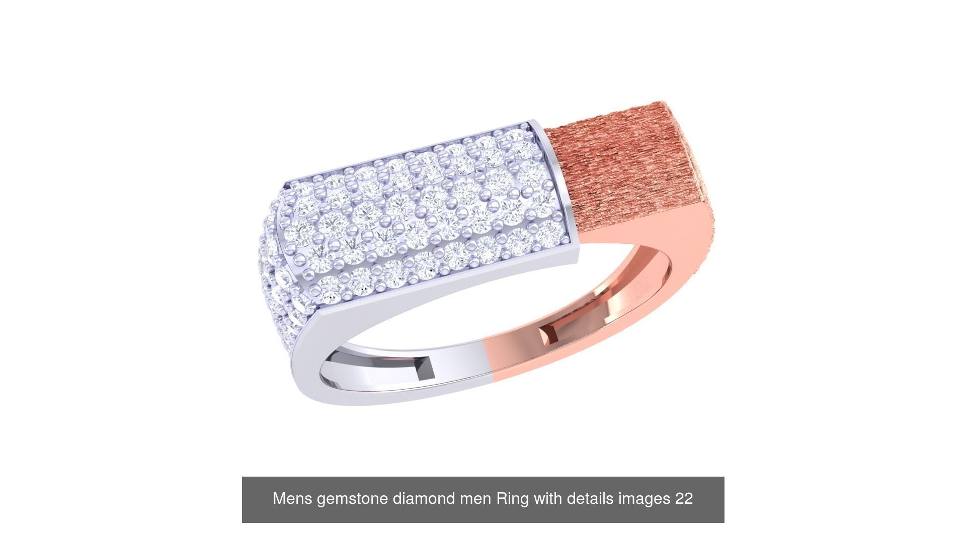 Mens gems diamond Rings bulk pack bundle collection _35