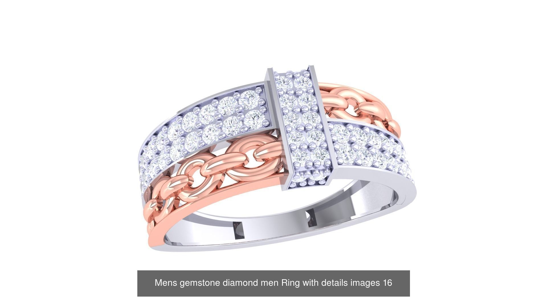 Mens gems diamond Rings bulk pack bundle collection _41