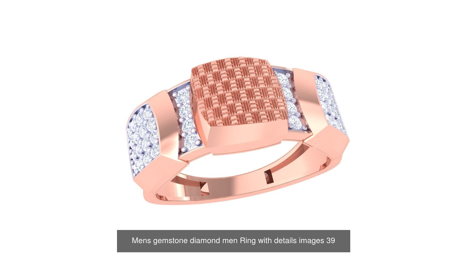 Mens gems diamond Rings bulk pack bundle collection _18